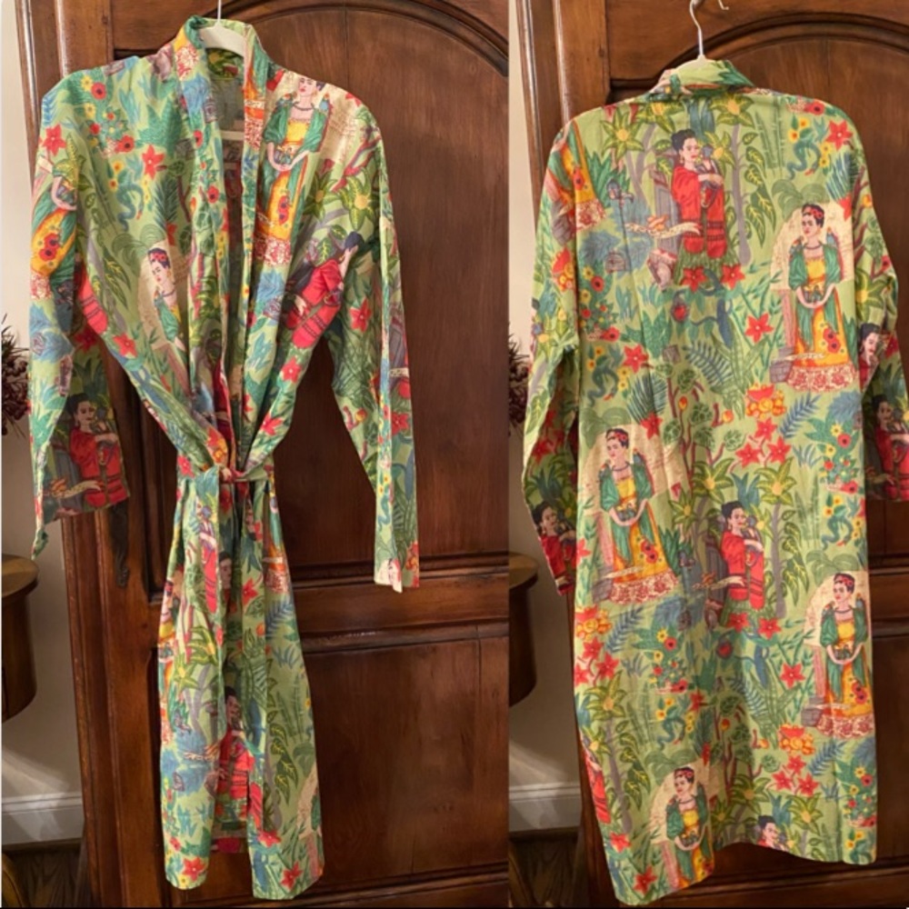 🌟Frida Kahlo Kimono (vintage fabric) - Picture 13 of 16